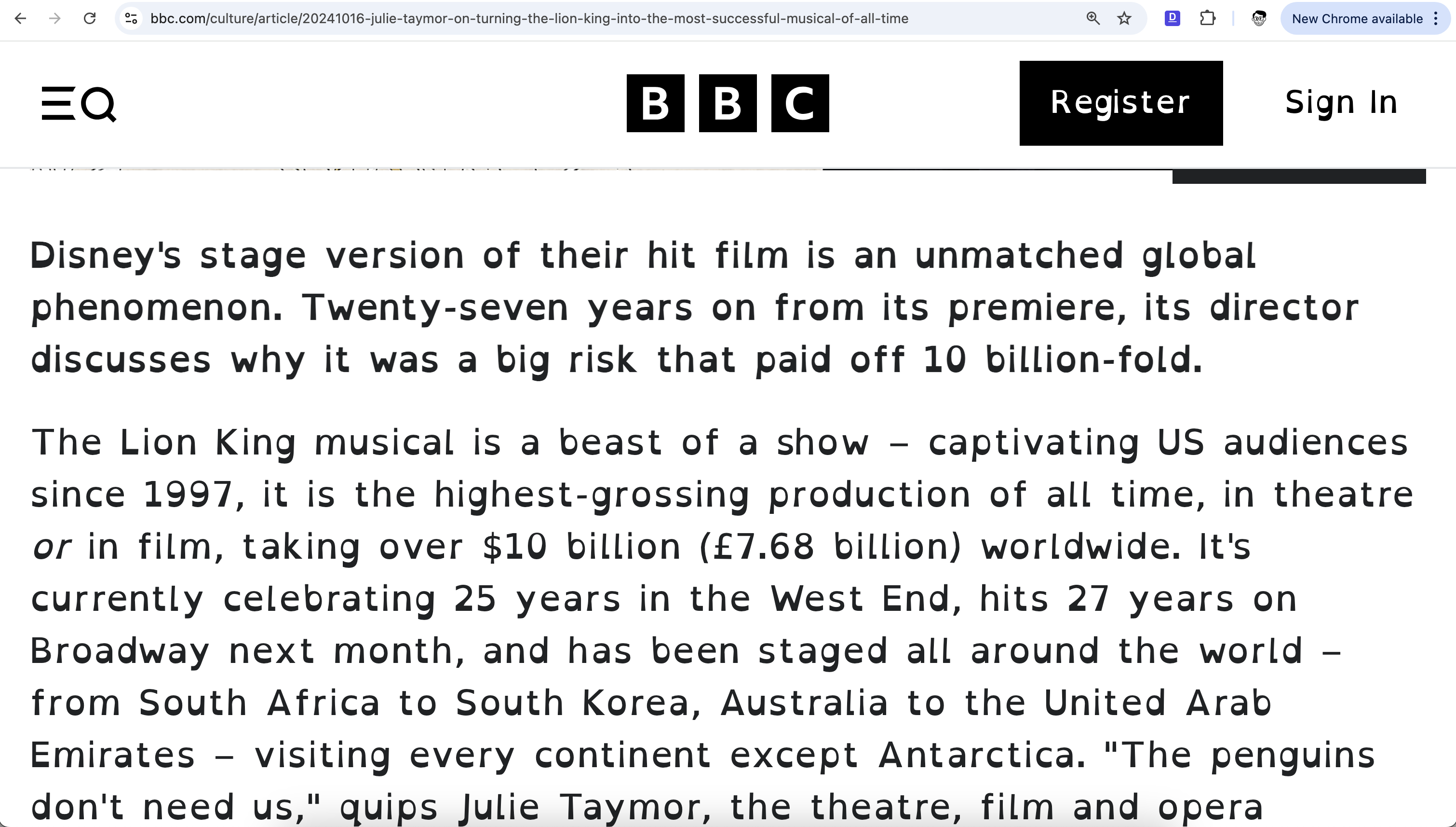 DyslexiaReader Extension Demo